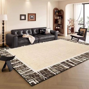 Tapis de salon de materiel de velours <span class=keywords><strong>rouge</strong></span>, confortable et doux, vente directe d usine en gros et au dettaglio - Product Image 4