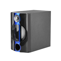 Système de haut-parleurs multifonction 2.1 canaux avec caisson de basses Bluetooth FM USB SD TF AUX en bois pour home cinéma