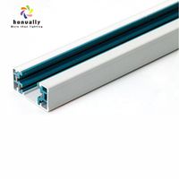 Rail de piste professionnel 1M 1,5M de longueur, rail en aluminium noir/blanc pour projecteur LED, éclairage commercial pour exposition en magasin