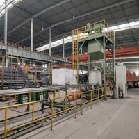 Sableuse rotative entièrement automatique de type traversant pour le nettoyage des parois intérieures de tubes de 50 à 600 mm |   Équipement de décapage de la rouille Sa 3.0