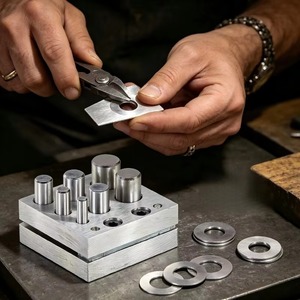 <span class=keywords><strong>Cortador</strong></span> Redondo para Monedas <span class=keywords><strong>de</strong></span> Oro/Plata, Anillos, Campanas - Molde <span class=keywords><strong>de</strong></span> Perforación para Joyería, Herramienta <span class=keywords><strong>de</strong></span> Corte Circular para Joyería - Product Image 2