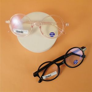 새로운 스타일의 남녀 대형 라운드 안티 블루 라이트 컴퓨터 눈 레트로 광학 프레임 PC 안경 - Product Image 2