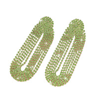 Boucles d'oreilles pour femmes en cristal/strass, style Hyperbole, avec accents de pompons, modèles longs et courts, accessoires de bijouterie chic, pour le marché international