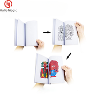 1pc Petit format Livre de coloriage magique ludique, Accessoires de magie de close-up et de rue, Grimoire, Livre de sorts