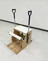Reformer Pilates en bois d'érable avec pieds en caoutchouc antidérapants, Rueda Pilates, Beach Ladder Barrel