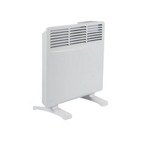 Calentador Convector Independiente Delgado Blanco de Estilo Nórdico Minimalista, Control Táctil Lateral LED, Calefacción por Convección Uniforme y Silenciosa