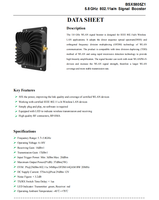 Amplificador de Alta Potencia WLAN de 5.8G y 5W, Señal Bidireccional, AP Inalámbrico para Ingeniería, Amplificadores de RF de Alto Rendimiento BSX5805Z1