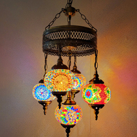 Lámparas Colgantes de Muselina de Vidrio Hechas a Mano de Cobre de Lujo Guzhen 2025, Candelabro Rectangular de Techo Estilo Turco para Bodas Mexicanas y Hoteles