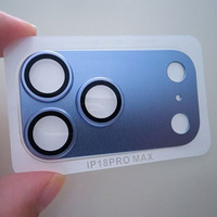Protection d'objectif d'appareil photo en métal mat, verre trempé 9H, protection intégrale pour iPhone 18 Pro Max