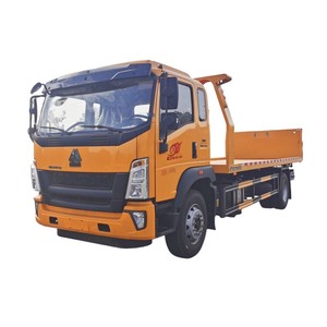 Camión de Remolque de Plataforma Sinotruk HOWO 4x2, Grúa de Plataforma Deslizante de 5 Toneladas, Camión de Recuperación en Carretera de 7 Toneladas - Product Image 1