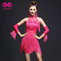 Costumes de danse modernes de haute qualité, tissu en soie, robe de danse latine pour femmes, nouvelle collection