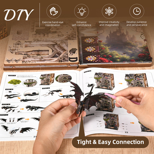 Bộ Kit Ngôi Nhà Mini Minicity - Bộ Kit Làm Ngôi Nhà Búp Bê Thu Nhỏ Tự Làm Cho Người Lớn Và Thanh Thiếu Niên (Người Đẹp Ngủ Trong Rừng) - Product Image 6