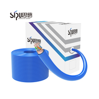 Cable LAN CAT 6 de Alta Velocidad SIPU - 4 Pares UTP, Conductor CCA, Cubierta de PVC, 305 m de Longitud para Redes Ethernet