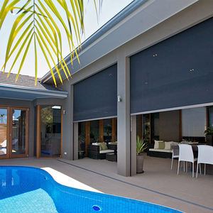 Fabrication de stores enrouleurs électriques coupe-vent pour l'extérieur <span class=keywords><strong>Store</strong></span> <span class=keywords><strong>enrouleur</strong></span> occultant télécommandé - Product Image 4