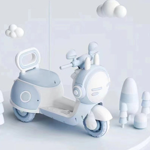 Motocicleta Eléctrica Infantil Triciclo Recargable Con Barra de Empuje Para Niños de 1 a 6 Años - Product Image 2