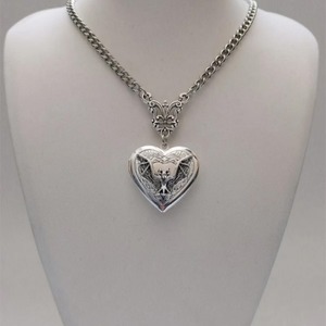 <span class=keywords><strong>Collana</strong></span> Vintage con Ciondolo a Cuore Mini e <span class=keywords><strong>Medaglione</strong></span> Portafoto Placcato Argento/<span class=keywords><strong>Oro</strong></span>, Regalo Perfetto per Donne - Product Image 6