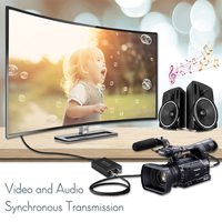 Convertidor HDMI a SDI SYONG, Dos Salidas SDI, Incluye Audio, Adaptador de Señal de Video Full HD 1080P60Hz, Transmisión de Video para HDTV