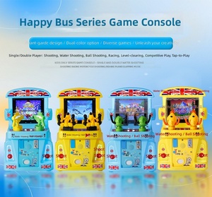 Máquina recreativa infantil de monedas para interiores, máquina de pistolas de agua dobles Happy Bus para niños, máquina de juegos arcade - Product Image 3