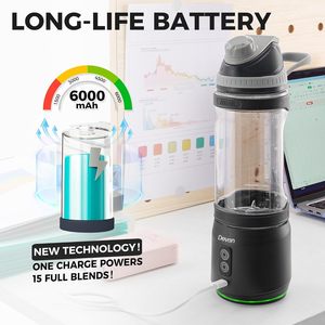 碎冰便携式搅拌机可充电便携式冰沙搅拌机无绳个人旅行搅拌机 - Product Image 3