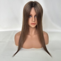 Listo para Enviar: Topper Tejido de Alta Densidad y Calidad para Aumentar el Volumen del Cabello en la Parte Superior, Fácil de Usar, Venta al por Mayor para Salones, Suministro Estable