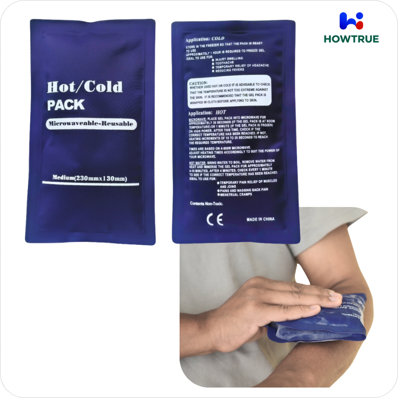 Adult and Child Heat Pack Ice Bag for Home Use to Reduce Fever, Reduce High Body Temperature and Cool Down. Gel Ice Pack.
