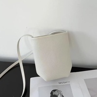 Bolso de Hombro Cruzado Pequeño de Moda para Mujer, de Piel Genuina de Primera Capa con Patrón Litchi, Novedad Verano 2026