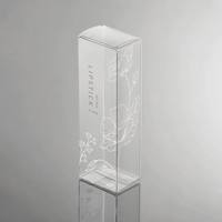 Boîte d'emballage personnalisée portable en PET holographique géométrique, impression numérique/sérigraphie irisée, modèle Zhenpin PR016, cosmétique