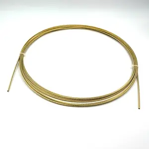 High tensile brass coated steel wire rope for car glass cutting