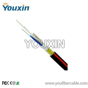 Câble à fibres optiques ADSS non métallique, à couches superposées, pour l'ingénierie de communication électrique transversale de vallée spéciale - Product Image 2