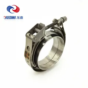 2.5 "3" schnell Release V Band Exhaust Pipe Clamp With Male And Female Flange T Bolt Clamp Stainless Steel Band & Bolt