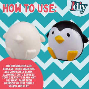 Giocattoli Squishy bianchi vuoti per la pittura a lento aumento ansia Antistress Anti Stress giocattoli per bambini bambini ADHD <span class=keywords><strong>autismo</strong></span> - Product Image 5