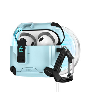 Funda Protectora Antigolpes y Resistente <span class=keywords><strong>de</strong></span> PC y TPU Híbrido, Compatible con <span class=keywords><strong>AirPods</strong></span> <span class=keywords><strong>Pro</strong></span> 3 y 4 - Product Image 5