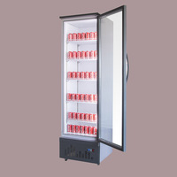 Refroidisseur/refroidisseur vertical commercial avec compresseur de dégivrage manuel à double porte-Réfrigérateur à congélateur à vendre