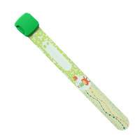 Bracelet d'identification numérique pour enfants, étanche, anti-perte, inscriptible, taille ajustable, en plastique, avec logo personnalisé, vente en gros