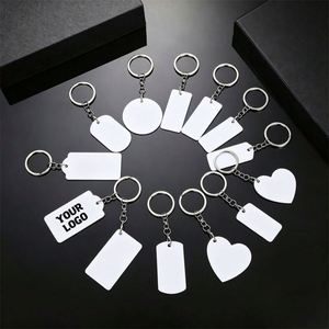 Llaveros Personalizados para Empresas, Impresión a Doble Cara, MDF, Rectangulares, Redondos, en Forma de Corazón, Cuadrados, Sublimables - Product Image 1