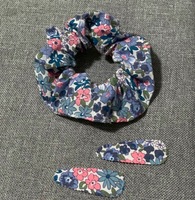 Scrunchie Bunga untuk Anak Perempuan, Scrunchie Lucu dengan Pola Bunga