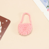 Porte-clés 3D en peluche de coton DIY - Durable et écologique, couleurs personnalisées, style dessin animé tendance