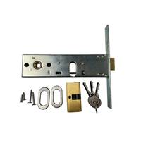 Kit complet de quincaillerie de serrure de porte en aluminium, corps de serrure 7066, serrure à mortaise pour porte et fenêtre en alliage d'aluminium