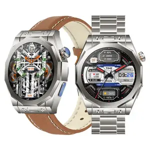Hot z83 max rodada aps smartwatch tik tok 1,52 polegadas tela amoled z83max z 83 z83 max reloj hombre relógio inteligente com 3 tiras