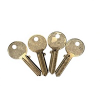 Clé vierge en laiton pour porte d'entrée – Vente directe usine – Clé vierge non taillée durable pour serrurier