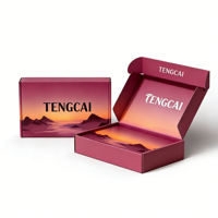 Boîtes cadeaux écologiques personnalisées avec gaufrage, pelliculage mat, carton ondulé, emballage auto-érectile pliable pour cadres photo