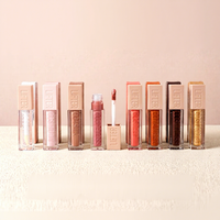 Base de gloss vegan effet miroir hydratante pour lèvres sèches, aspect naturel, prix usine, contenants de gloss