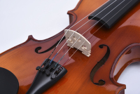 Violon professionnel en érable taille 4/4, finition naturelle brillante de qualité supérieure, modèle Tiger Flame, pour performance orchestrale et vente en gros