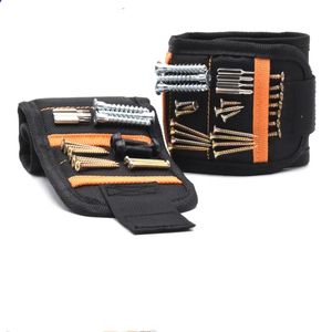 กำไลข้อมือแม่เหล็กสำหรับผู้ชายและผู้หญิง,พร้อมแม่เหล็กแข็งแรง10อันสำหรับยึดตะปูและดอกสว่านเป็นของขวัญวันพ่อ - Product Image 3