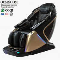 Silla de Masaje Portátil de Grado Comercial L50S 4D+3D, Riel SL de 135 cm, Airbag de Cuerpo Completo, Gravedad Cero, Logotipo Personalizado OEM, Venta al Por Mayor