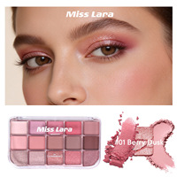 Palette de fards à paupières mats végétaliens en gros sous marque privée, haute pigmentation, waterproof, longue tenue, poudre colorée, couleurs foncées et claires