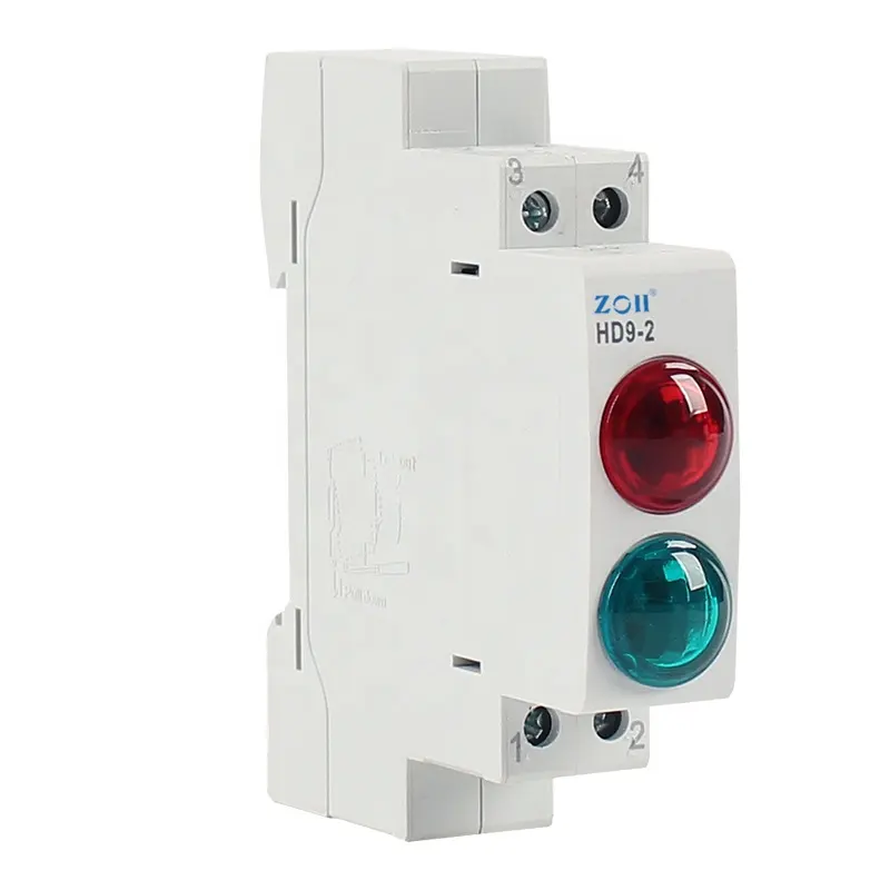 RTS C45D AC 220 v1p verde rosso giallo bianco luci di segnalazione modulari DIN Rail indicatore luminoso