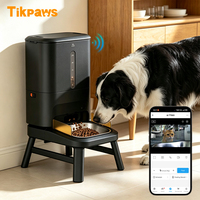 Distributeur automatique de nourriture pour chiens OEM AI 15L pour grands chiens, contrôle par application Tuya, enregistrement vocal, minuterie, Wifi, distributeur intelligent pour chiens avec caméra HD 1080P