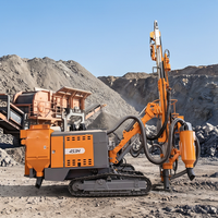 Foreuse rotative ZGYX 453TC, 4 pouces DTH, profondeur 28m, mobilité sur roues pour fondations de bâtiments et construction minière