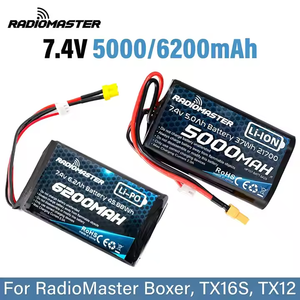 7,4 В 2S 5000mah 37wh Lipo батарея для радиомастера TX16S TX18S пульт дистанционного управления JST Plug - Product Image 6